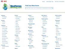 Tablet Screenshot of newhomesdirectory.com